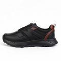 Tenis Negro Hudson Cobalto de cuero