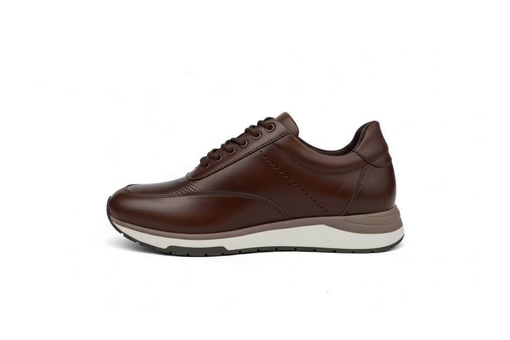 Tenis Madison Café Tabaco de cuero para hombre